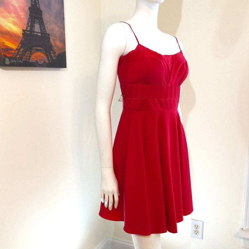 Laundry Raspberry Silk Mini Dress